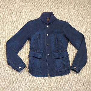 Vintage Marithe Francois Girbaud Denim Jacket Womens XS Blue Button Up Cotton